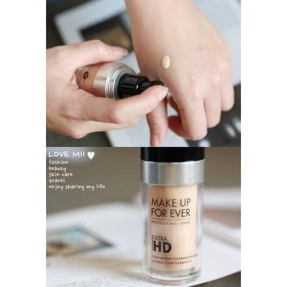 Kem nền Make Up For Ever Ultra HD Foundation