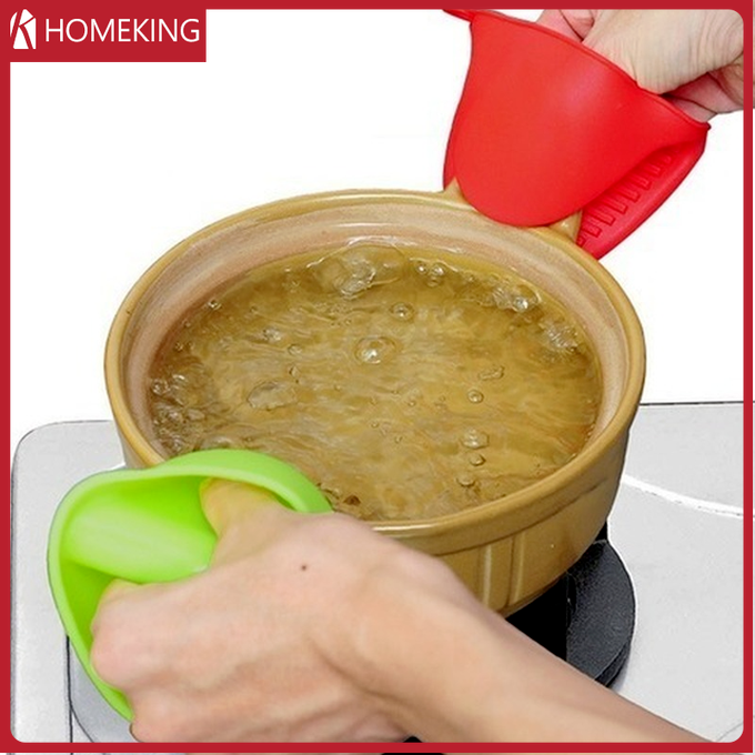 2 cái găng tay chống nhiệt Găng tay chống nóng Găng tay bảo vệ nhiệt Găng tay Silicone, Găng tay, Phụ kiện nấu ăn
