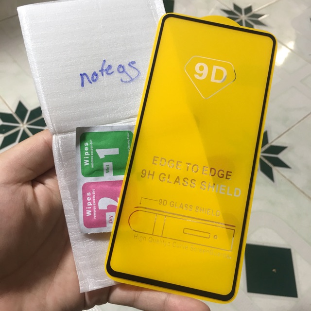 Xiaomi Redmi Note 9S_Kính cường lực 9D Full màn hình cao cấp