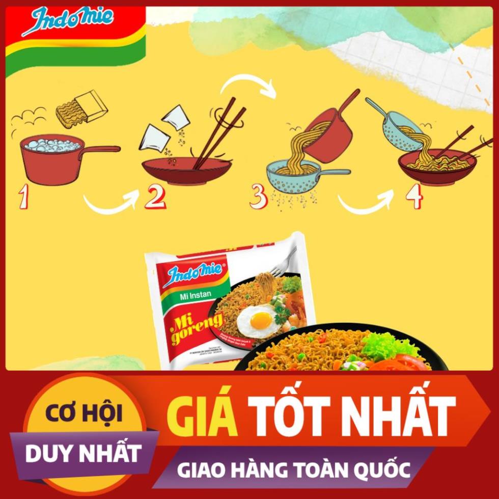 1 gói mì xào khô / Mì Trộn Indomie Mi Goreng Đủ Vị: Đặc Biệt, Cay Nồng, Sườn, Bò Cay - Ngon số 1 Thế Giới | BigBuy360 - bigbuy360.vn