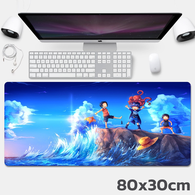 Bàn Di Chuột, Lót Chuột Dài Anime Monkey D. Luffy ONE PIECE Size Lớn
