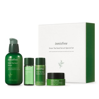 [innisfree] Bộ sản phẩm đặc biệt của Innisfree Green Tea Seed Serum 2019