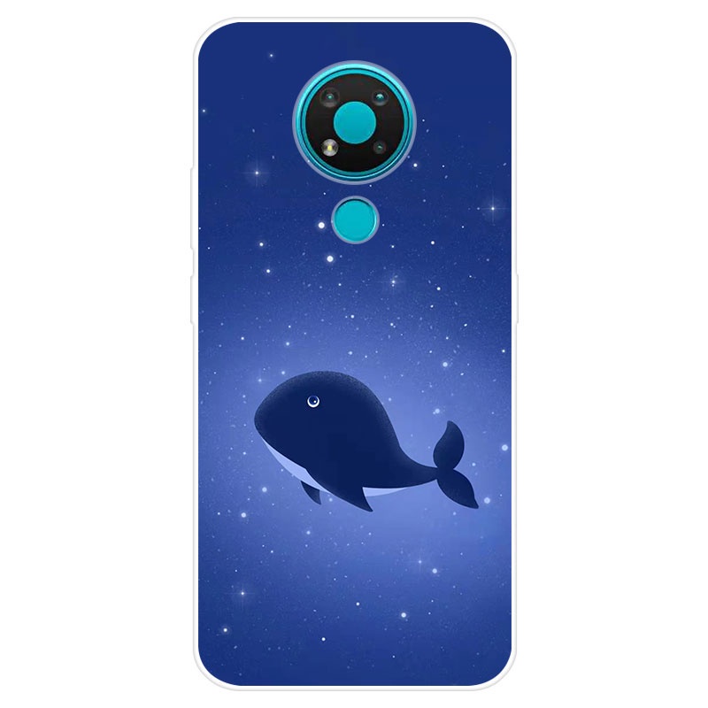 Ốp điện thoại TPU dẻo in hoạt hình dễ thương cho Nokia 3.4