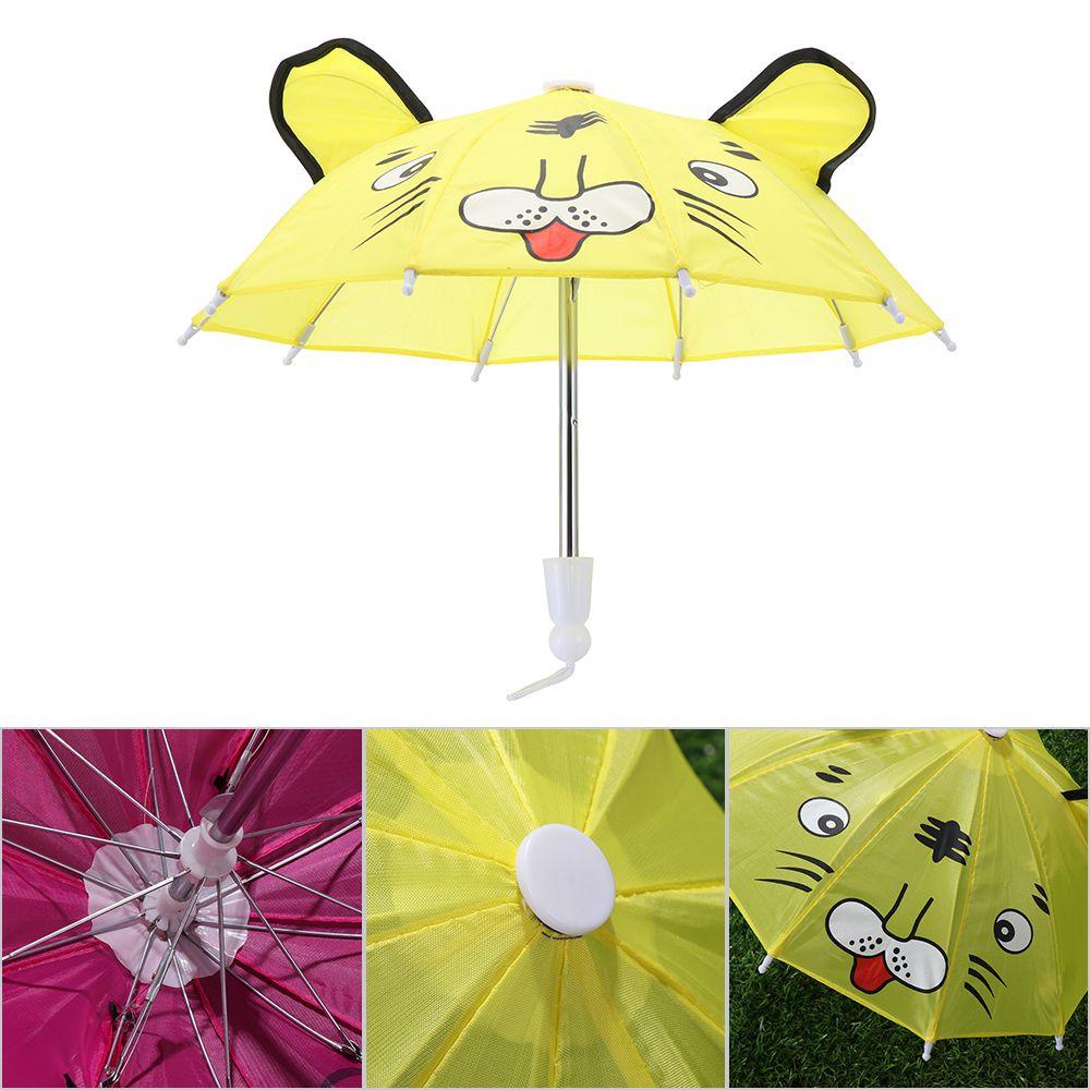 Dù Xếp Hình Tai Thú Dễ Thương Cho Búp Bê Đường Kính 30cm