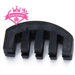 Rubber 4/4 Violin practice mute Black