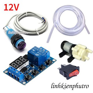 Combo Tự Làm Máy Bơm Phun Nước Tự Động V2.2 - 12V