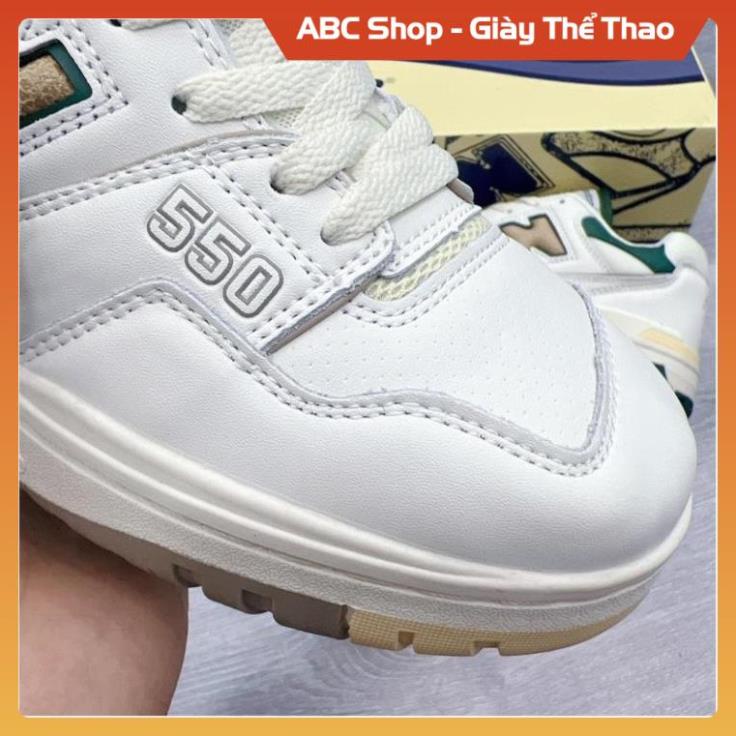 Giày New Balance 550 Green Yellow, Giày New NB crt300 574 trắng kem vàng Học SInh
