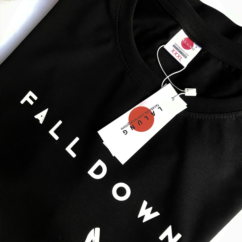 Áo Phông Cotton Unisex Hoạ Tiết FALLDOWN Mã 1079
