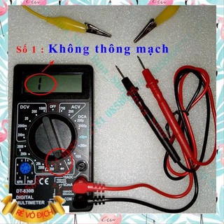 🏅🏅  Đồng Hồ Vạn Năng Bỏ Túi DT-830-B Đã Có Pin 9V