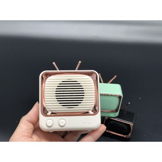 Loa bluetooth DW02 bluetooth 5.0,kiểu dáng retro tivi cổ