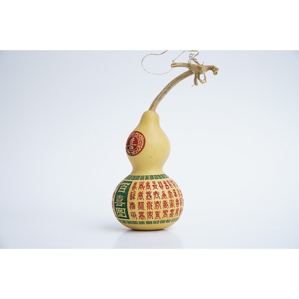 Bầu hồ lô phong thủy khắc kinh chú Phật nguyên cuống bình an | BigBuy360 - bigbuy360.vn