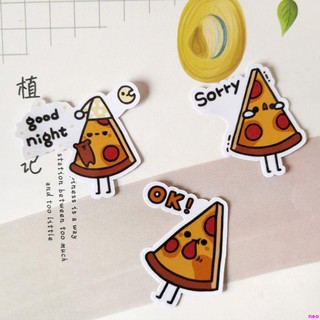 Sticker Dán Trang Trí Hình Pizza Đáng Yêu