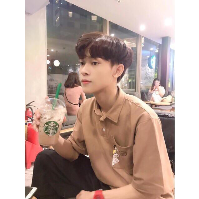 Áo thun tay lỡ form rộng có cổ | BigBuy360 - bigbuy360.vn