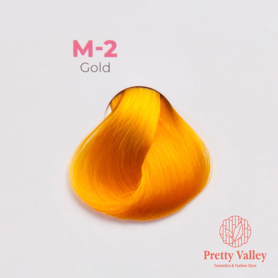 Thuốc nhuộm tóc màu vàng cam MOLOKAI, thuốc nhuộm tóc chứa collagen tảo biển siêu dưỡng - Pretty Valley Store