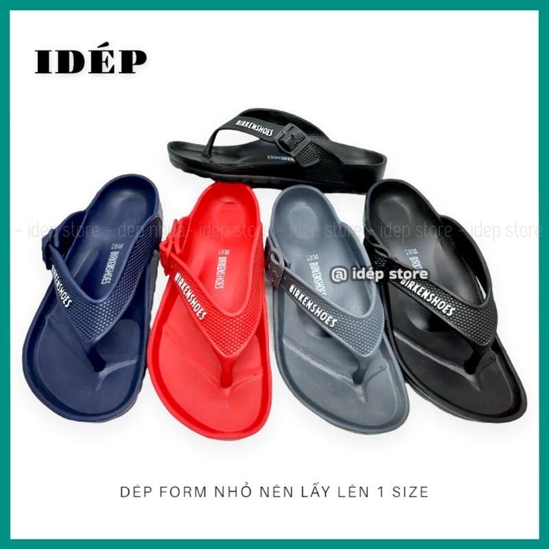 Dép kẹp xỏ ngón khuy BIRKENSHOES Unisex nam nữ siêu nhẹ cao cấp iDÉP- DL161