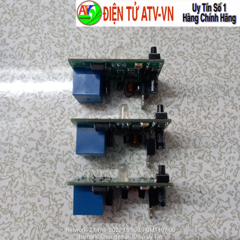Mạch chống chập kích hoạt relay ON/OFF bảo vệ 15A 4.5VDC đến 26VDC