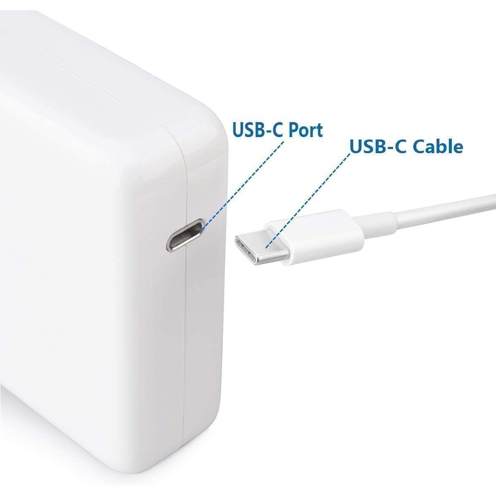 Bộ sạc ZIN Magsafe type C Pro air 13&quot; 15&quot; 16&quot; 30w 61w 87w 96w 2016 2017 2018 2019 USB-C mới 100%