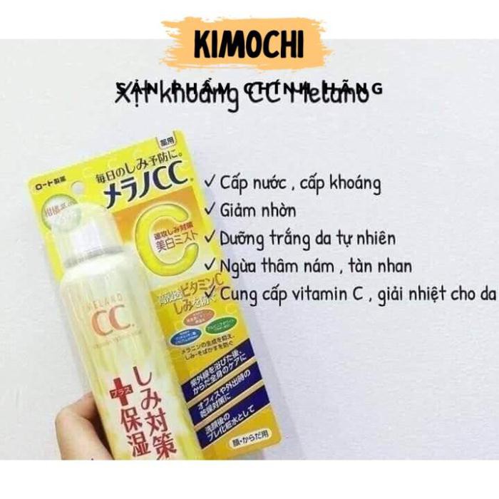 XỊT KHOÁNG ♥𝑭𝑹𝑬𝑬𝑺𝑯𝑰𝑷♥ XỊT KHOÁNG CC MELANO TRẮNG DA MỜ THÂM NÁM 100ML