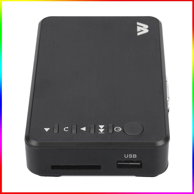 Máy Phát Đa Phương Tiện Full 1080p Hdmi-Compatible Vga Av Usb Mini H7 | BigBuy360 - bigbuy360.vn