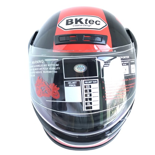 Nón bảo hiểm fullface kính trong suốt - Giá siêu hạt rẻ - Hàng chính hãng BKtec - BK30 - Bảo hành 12 tháng