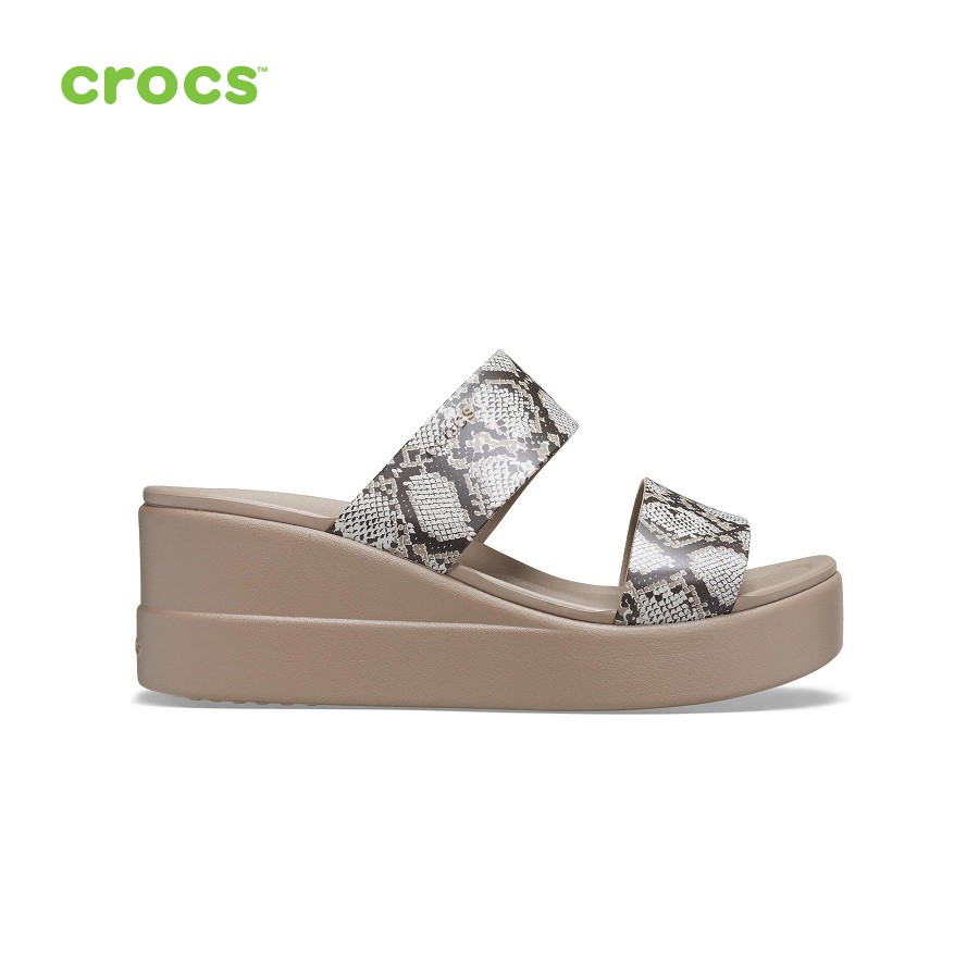 Dép quai ngang đế xuồng nữ CROCS Brooklyn 206219-93T