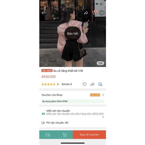 Áo bèo tiểu thư sale lỗ