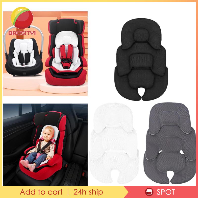 Đệm Lót Ghế Ngồi Xe Đẩy Em Bé Màu Đen Thoáng Khí