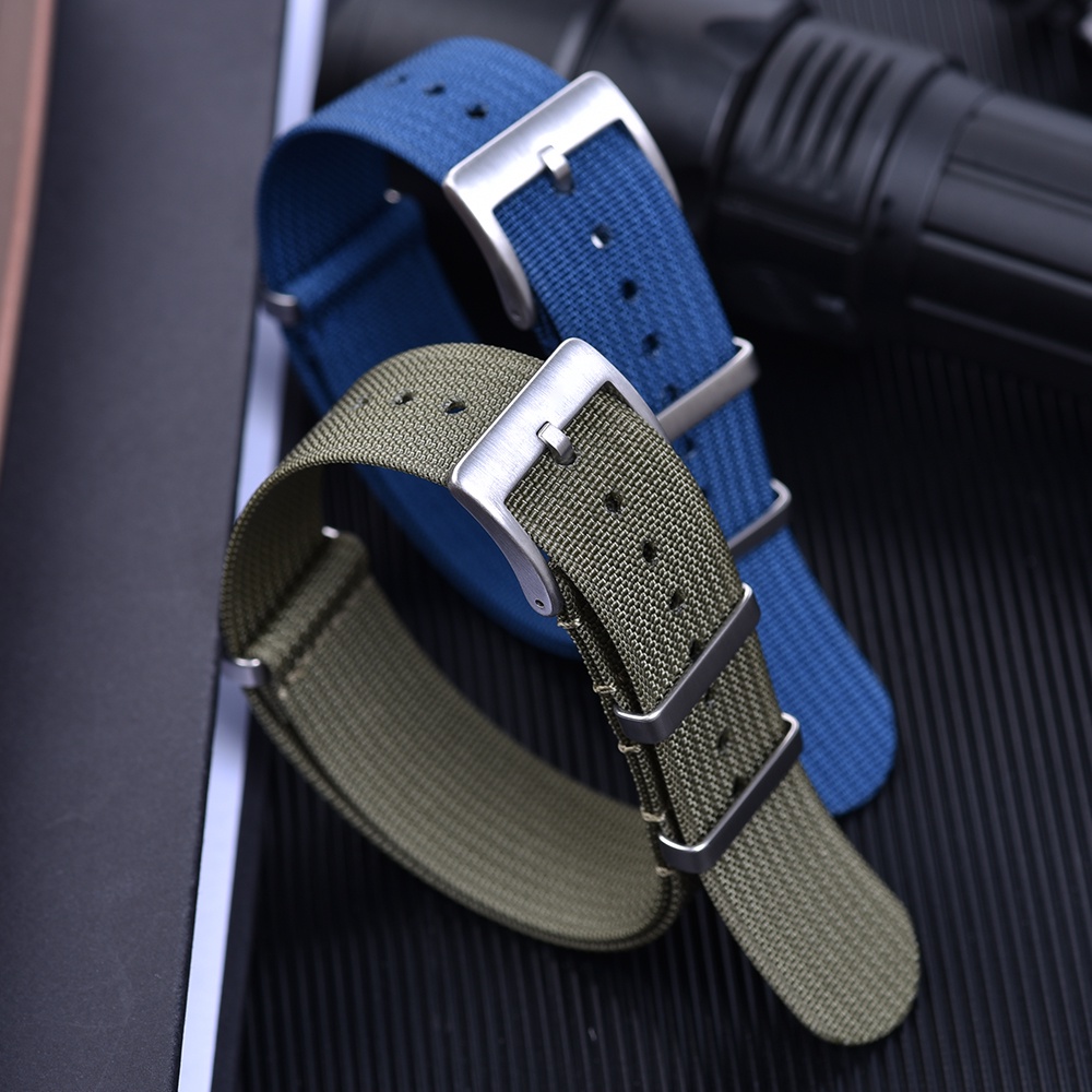 Dây Đeo Đồng Hồ Bằng Nylon Bện 20mm 22mm Có Thể Tháo Rời Thời Trang Unisex