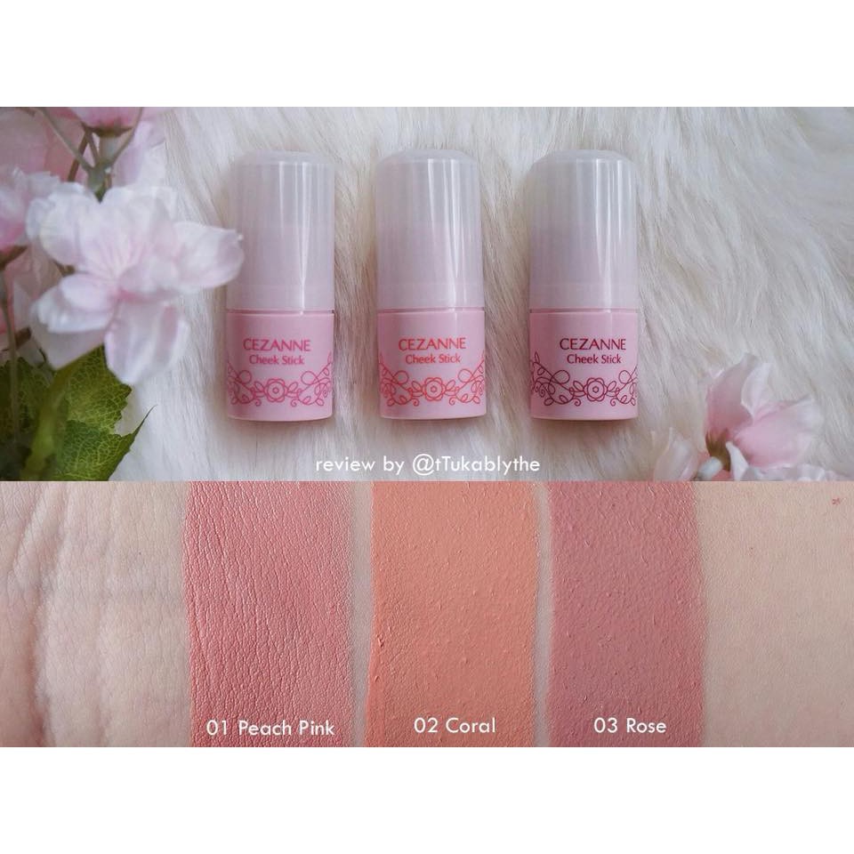 CEZANNE Má hồng dạng thỏi Cheek Stick Blush