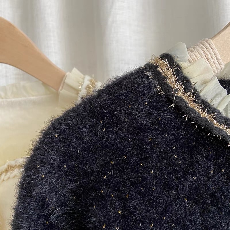 2 Mã khoác len lông thỏ chất co dãn nhẹ size 55kg-80kg | BigBuy360 - bigbuy360.vn