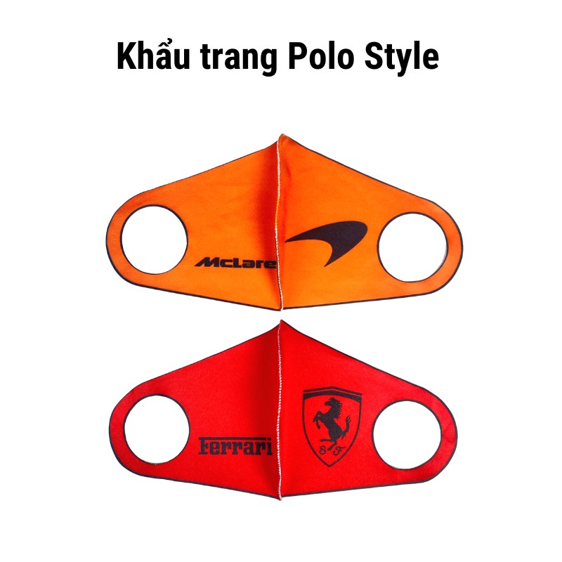 [HOT DEAL] Khẩu trang Siêu xe Polo Style vải Su đẹp, đeo êm không đau tai | BigBuy360 - bigbuy360.vn