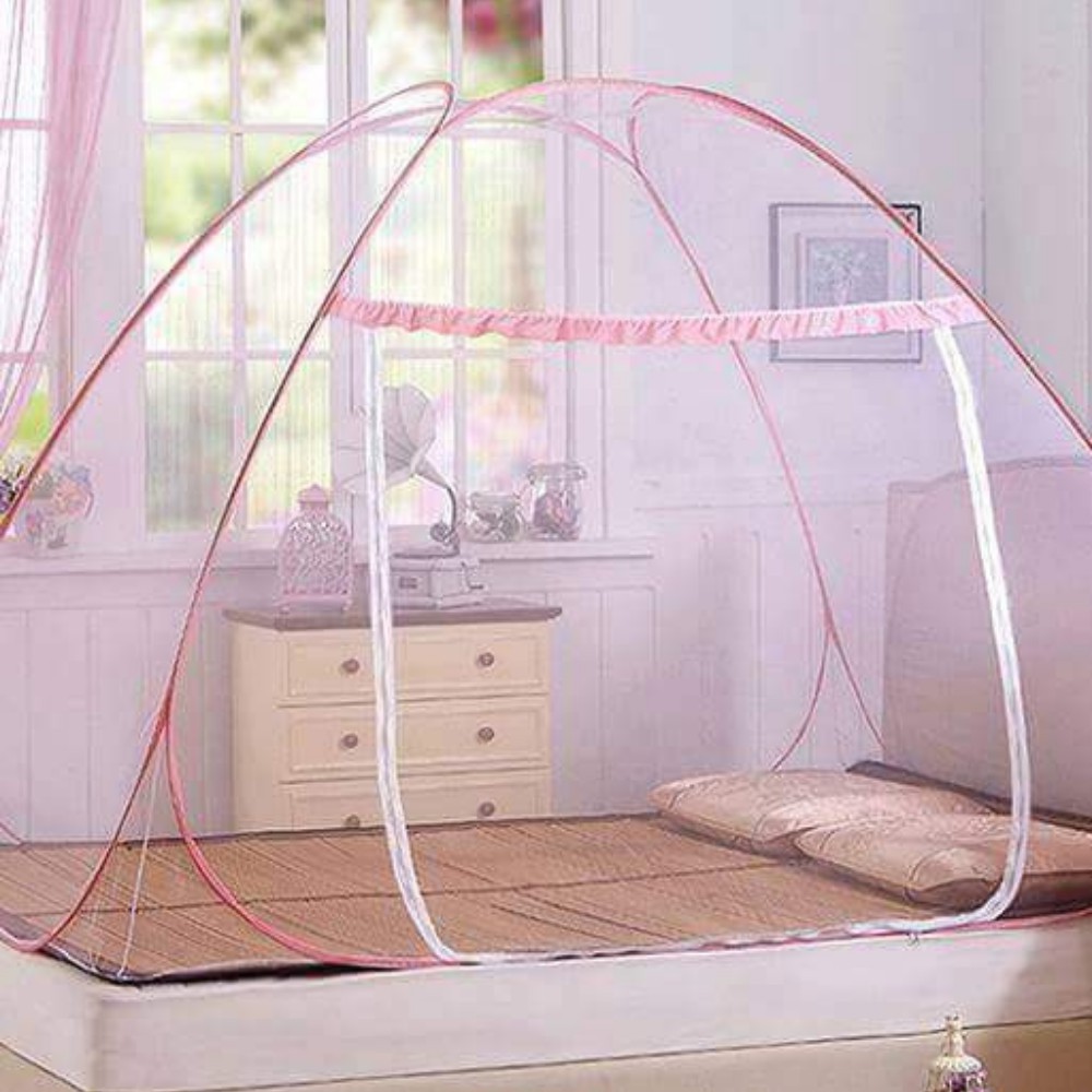 Màn Chụp Tự Động - Mùng Chụp Tự Bung 1m6- 1m8-2m Cao Cấp Bảo Hành 1 Năm