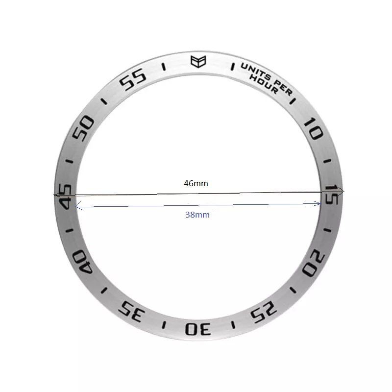 Khung viền bezel  + kính cường lực 2D cho Huawei GT2 46mm