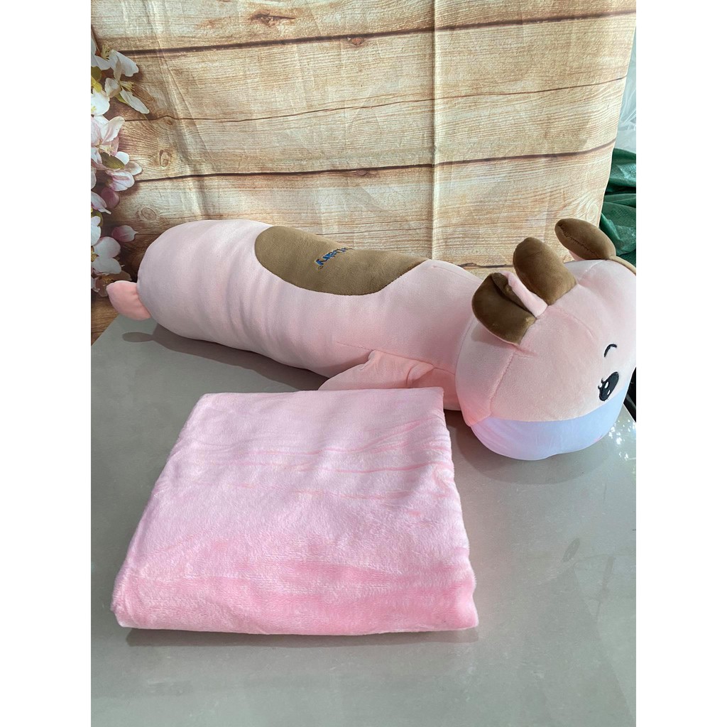 Gối ôm kèm mền cho bé hkm Vitadairy