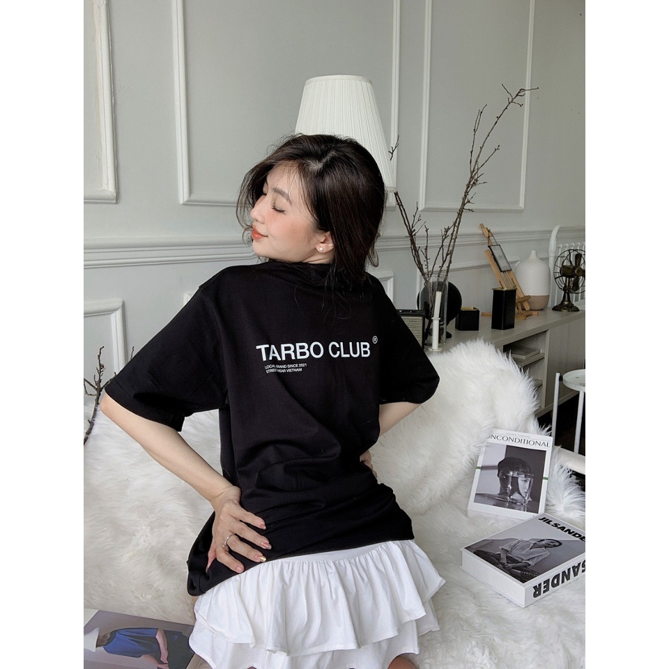 TARBO TEE BASIC V-2 TARBO ÁO THUN TAY NGẮN NAM NỮ Outfit Cotton 4 Chiều Local Brand