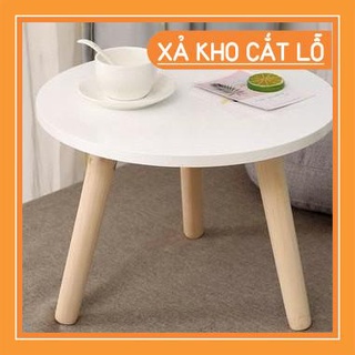 (CÓ ẢNH - VIDEO THẬT) Bàn Tròn Mini Gỗ  tự nhiên - Thiết Kế Đơn Giản Phòng cách Hiện Đại