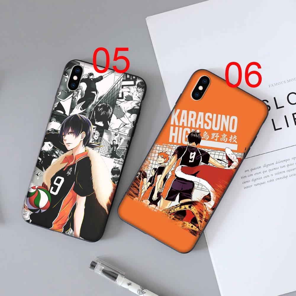 Ốp điện thoại mềm họa tiết haikyuu dành cho iPhone 5 5s 6 6s Plus 7 8 SE