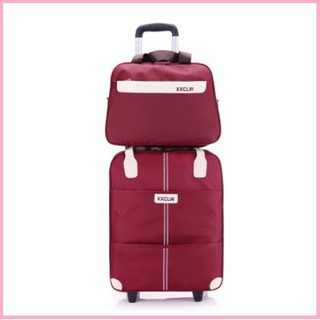 RE0358 Combo Vali kèm túi du lịch kéo 20 inch kèm túi- Vali kéo- Túi du lịch - Túi du lịch kéo - vali quần áo- vali vải