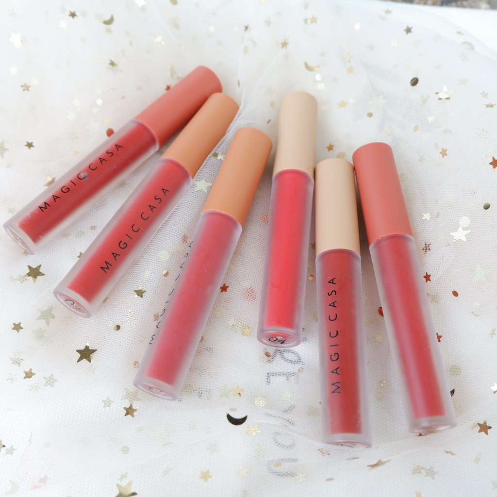 Set 3 son kem lì Magic Casa fluffy lip glaze velvet g20shop