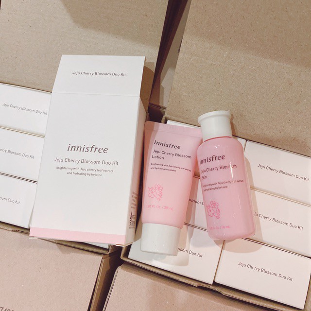 [Minisize] Set 2 món dưỡng da Innisfree Jeju Cherry Blossom Duo Kit