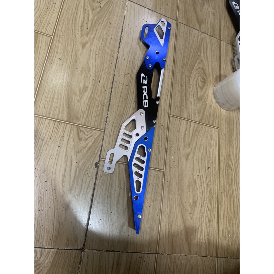 Che sên xe exciter 150 nhôm cnc màu xanh