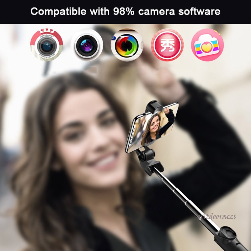 Gậy Chụp Ảnh Selfie Kết Nối Bluetooth Cho Điện Thoại