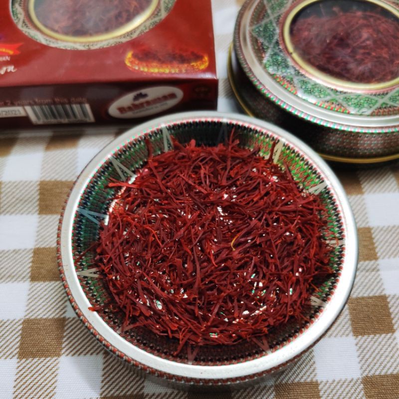 ❤SIÊU SALE❤Hộp 1gr Saffron Nhụy Hoa Nghệ Tây Iran Loại 1 Negin thương hiệu Bahraman hộp thiếc | BigBuy360 - bigbuy360.vn
