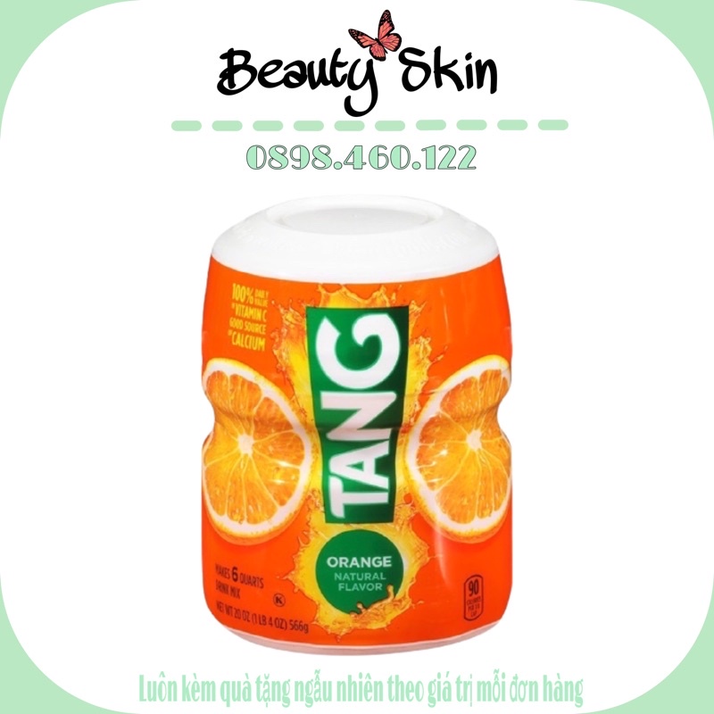 Bột Pha Nước Cam Tang Mỹ 566Gr