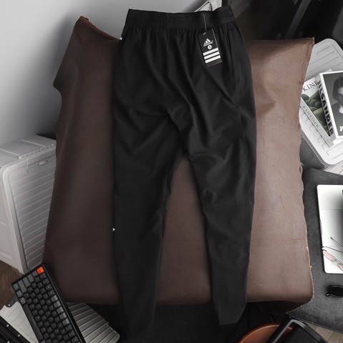 Quần Dài Thể Thao Nam Lưng Thun Sport Golf ADIDAS BASIC 3 Sọc Vải Co Giãn Nhẹ Mát hàng xịn xuất cao cấp có big size