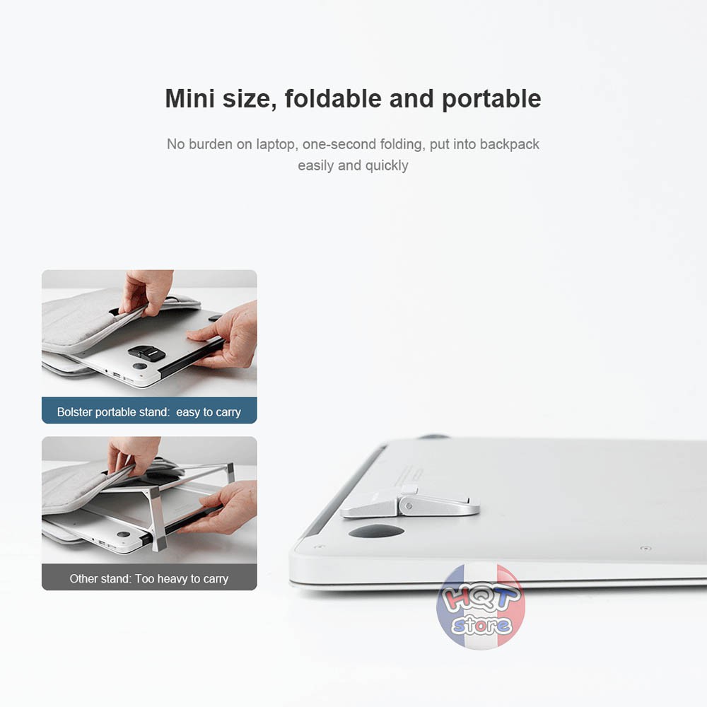 Giá đỡ nhôm siêu gọn Nillkin Bolster Portable Stand cho Laptop Macbook
