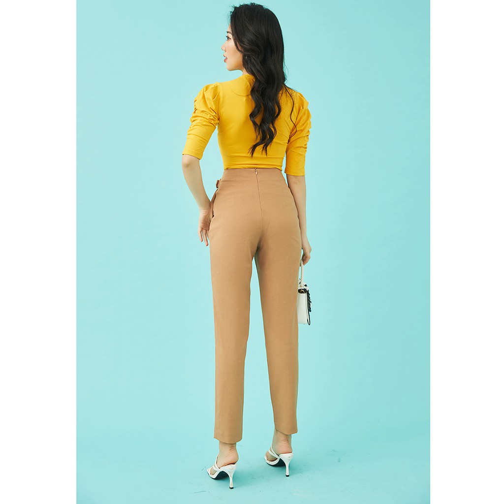 Quần Baggy nữ 92WEAR 3 màu, đủ size, 2 Túi Sườn QGA1317