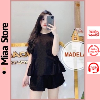 Đồ bộ ngủ nữ mặc nhà, bộ đồ ngủ mặc nhà nữ 3 lỗ chất đũi siêu đẹp - SN10