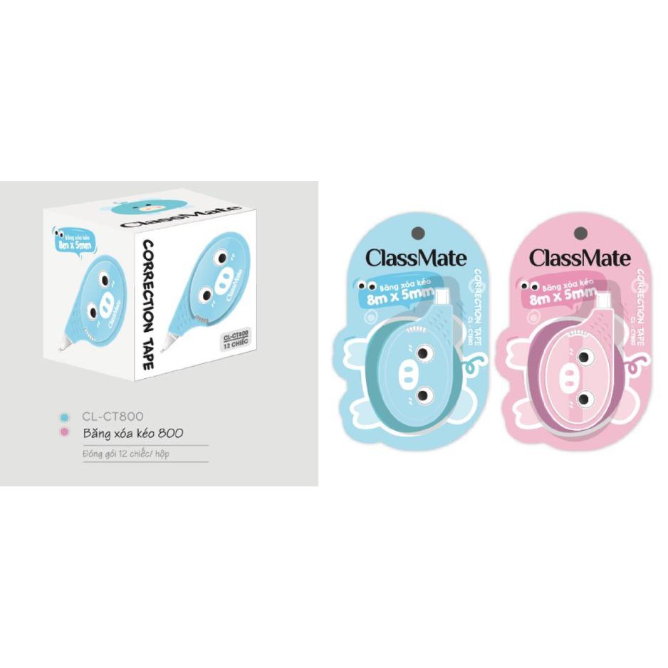 Bút xóa kéo Classmate,  băng xóa học sinh đa năng an toàn, hiệu quả - Soleil Home