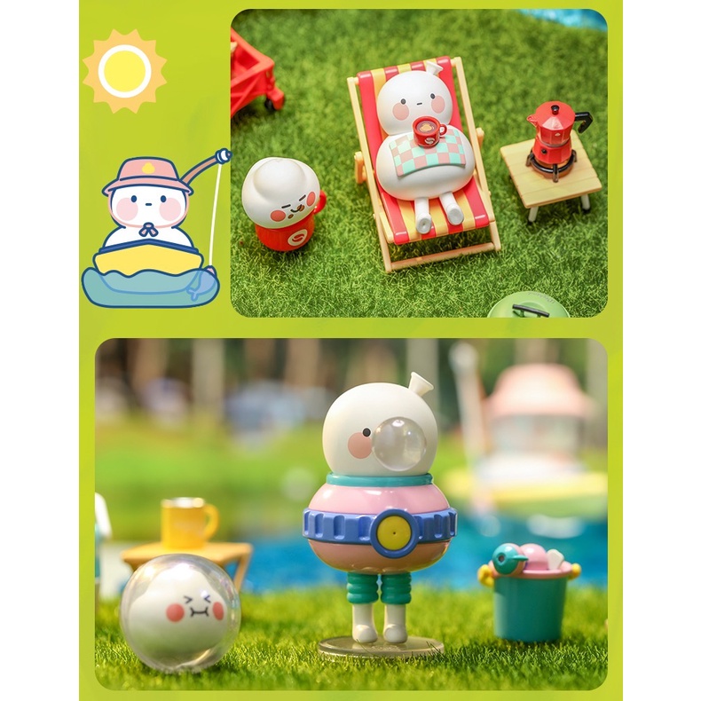 BOBO&Co Go Hộp Đựng Búp Bê Popmart Dễ Thương Dùng Đi Cắm Trại